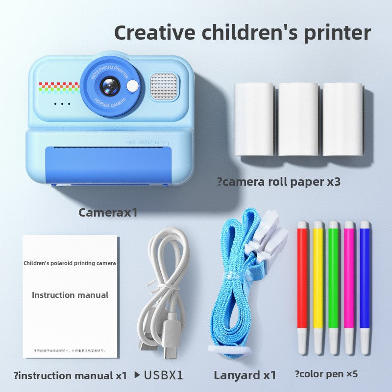 Color Print Children Camera