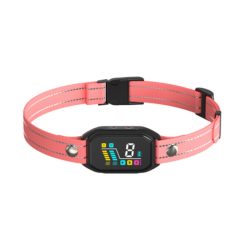 Color screen intelligent bark-stopping electric shock collar
