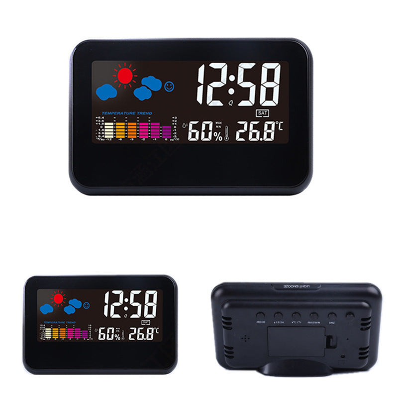 Color-screen weather clock