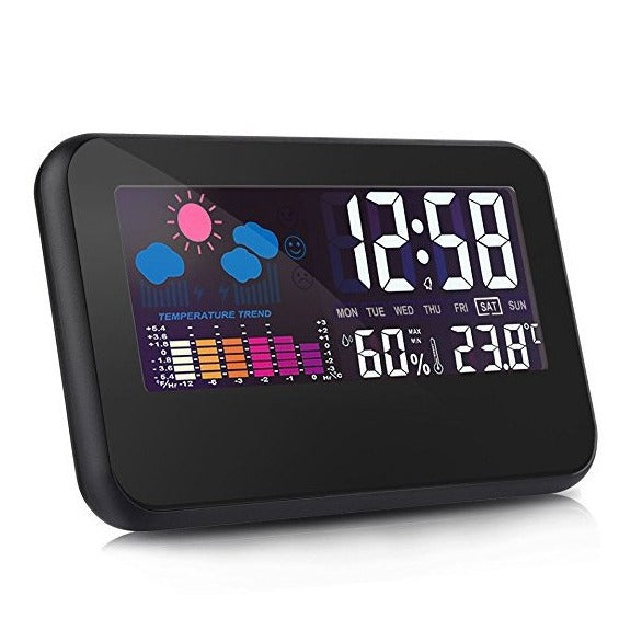 Color-screen weather clock