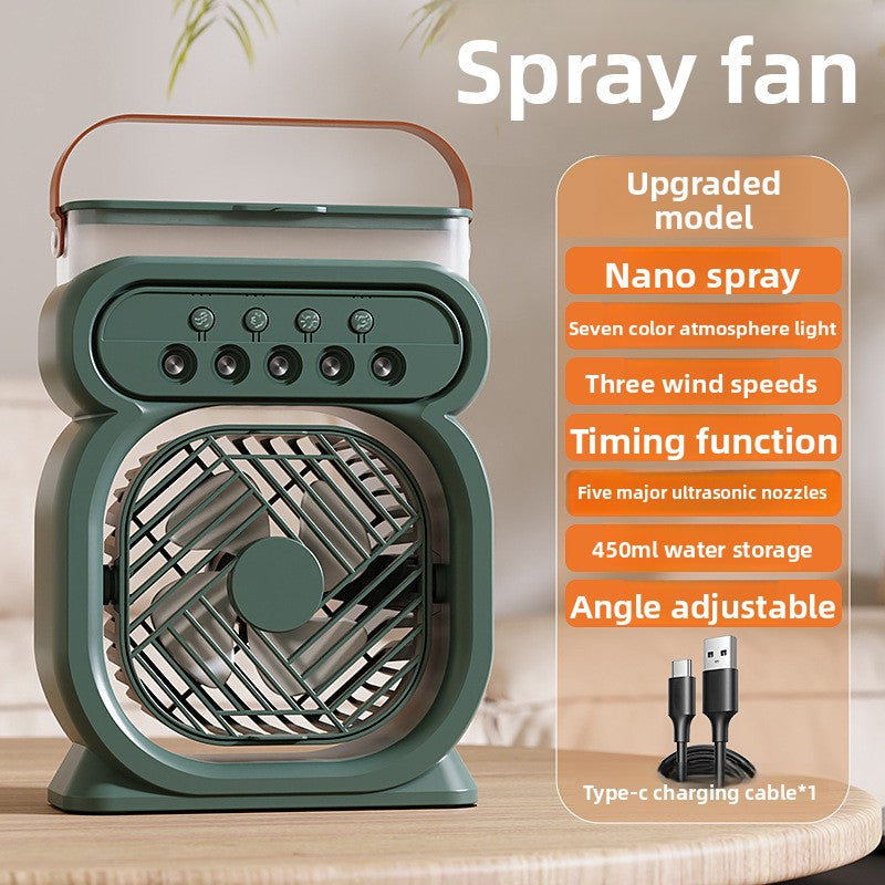 colorful air cooler humidification refrigeration air conditioning fan