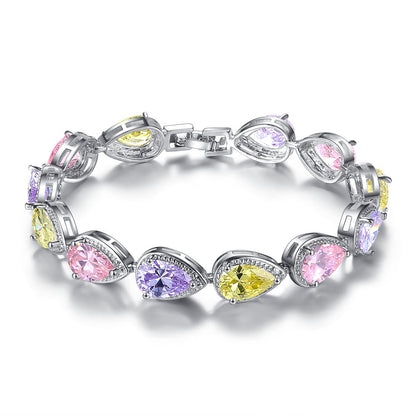 Colorful Angel Tears Beaded Bracelet