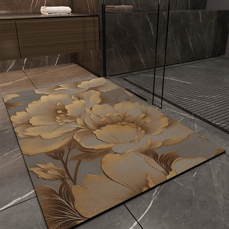 Colorful Bathroom Absorbent Floor Mat