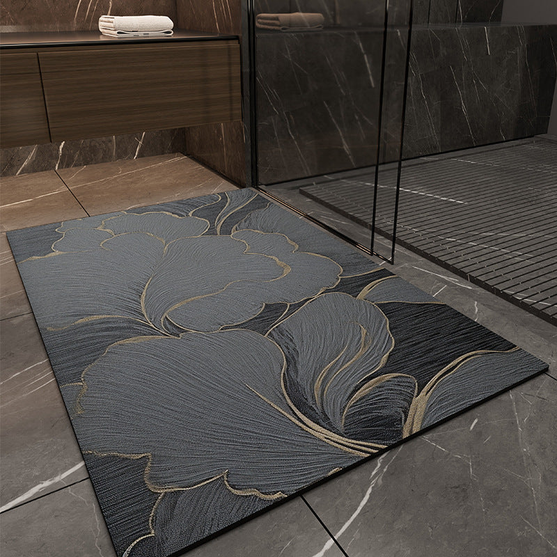 Colorful Bathroom Absorbent Floor Mat