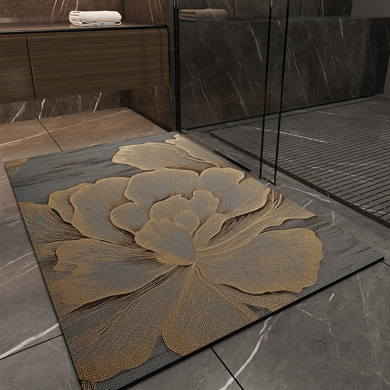 Colorful Bathroom Absorbent Floor Mat