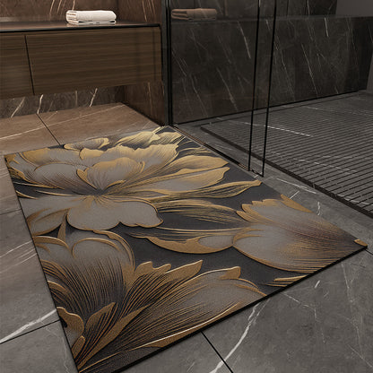 Colorful Bathroom Absorbent Floor Mat