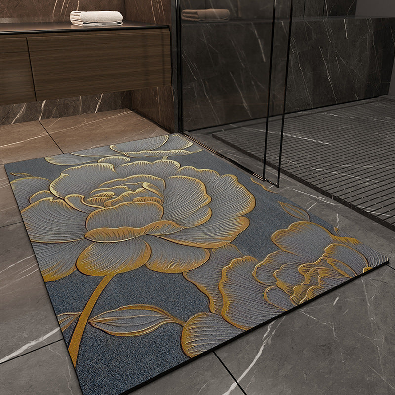 Colorful Bathroom Absorbent Floor Mat