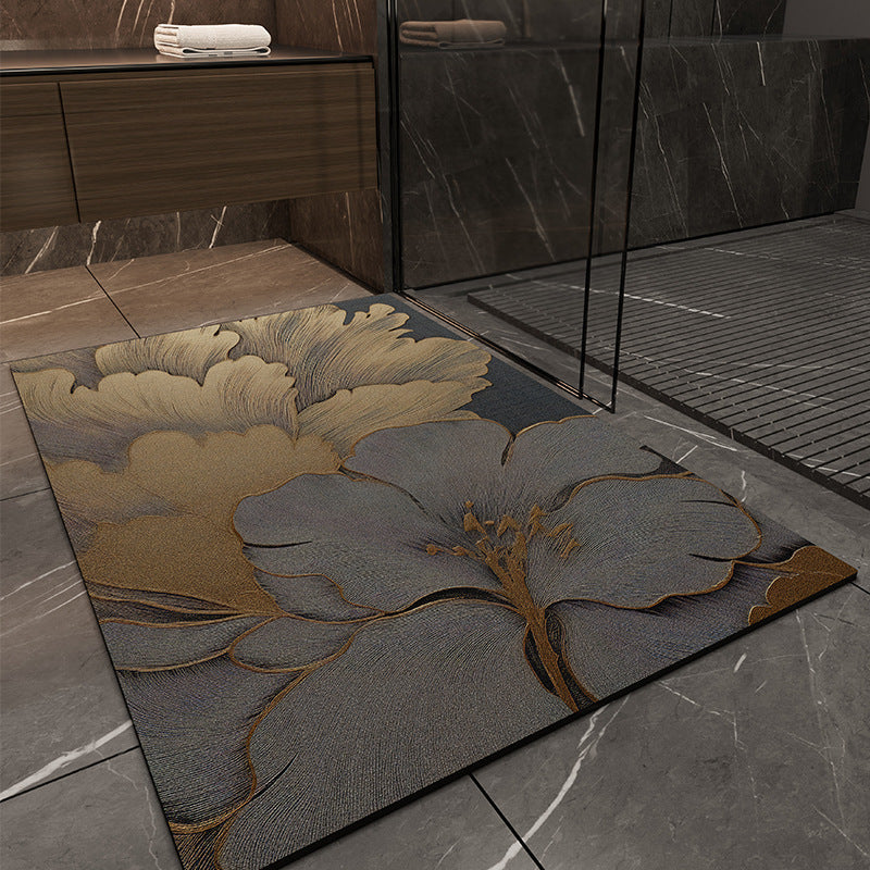 Colorful Bathroom Absorbent Floor Mat