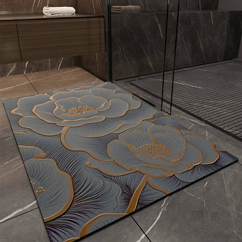 Colorful Bathroom Absorbent Floor Mat