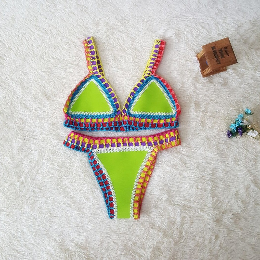 Colorful beach swimwear