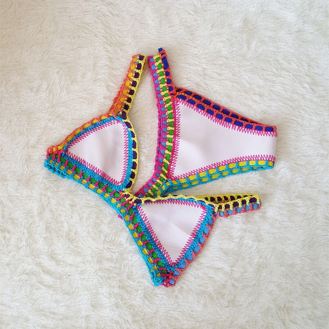 Colorful beach swimwear