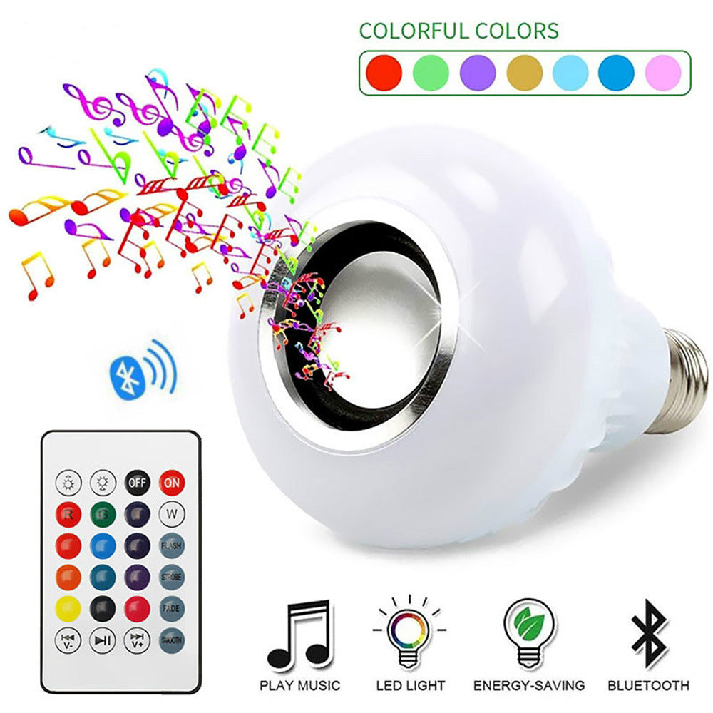Colorful Bluetooth music bulb