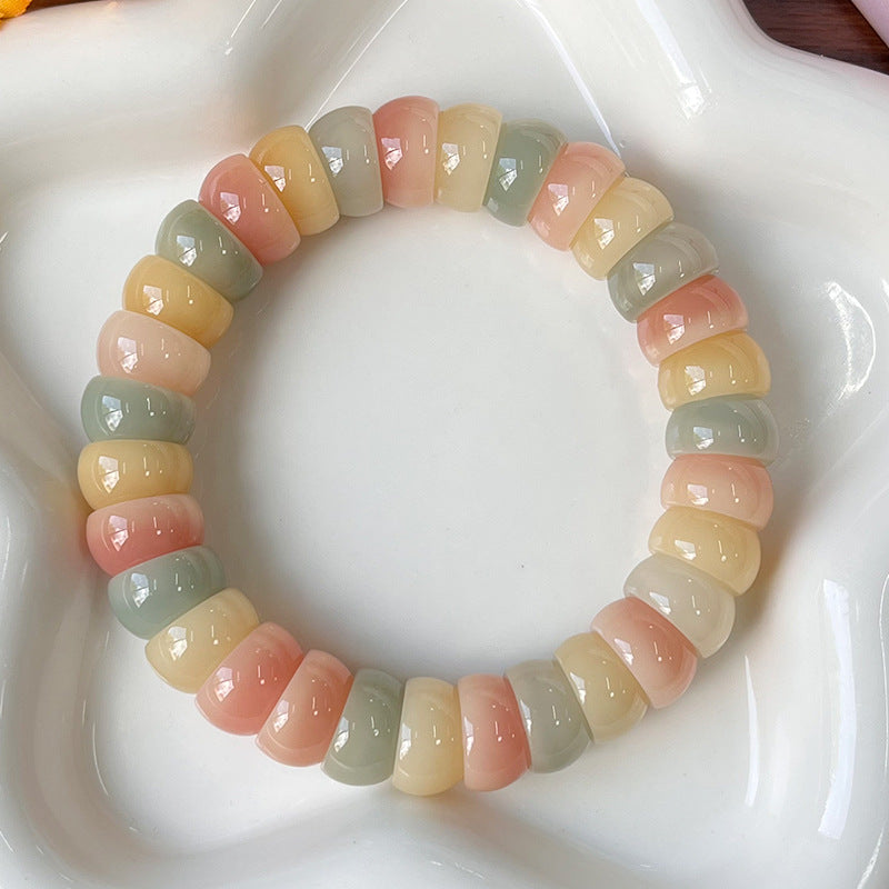 Colorful Bodhi Root Bracelet