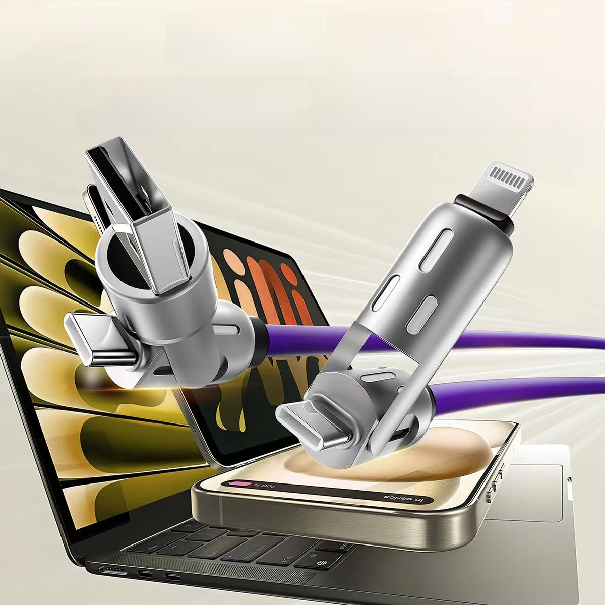 Colorful Breathing Light Fast Charging Data Cable