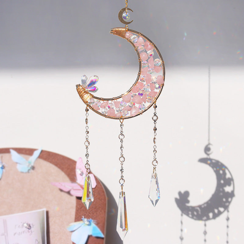 Colorful Crystal Wind Chime, Crystal Craft