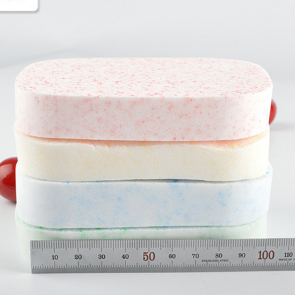 Colorful Dot Design Face Wash Cleansing Puff