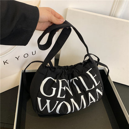 Colorful dumpling bag, casual hand-held cloth bag