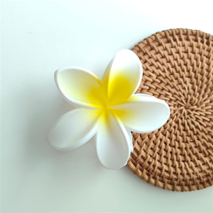Colorful Egg Flower Hair Clip with Shark Clip