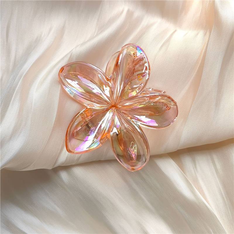 Colorful Egg Flower Hair Clip with Shark Clip