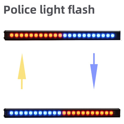 Colorful flashing roof light
