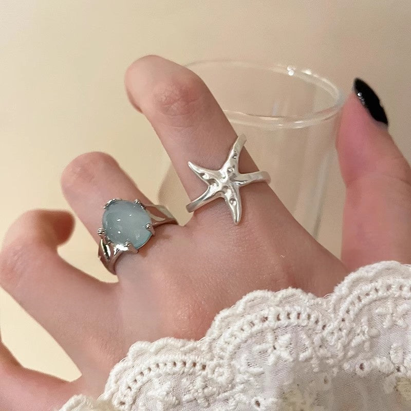 Colorful flower ring