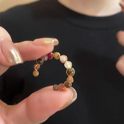 Colorful flower ring