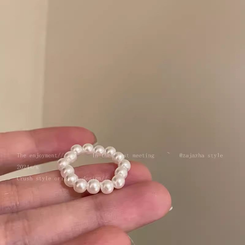 Colorful flower ring
