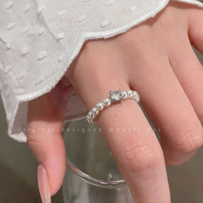 Colorful flower ring