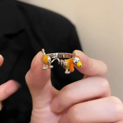 Colorful flower ring