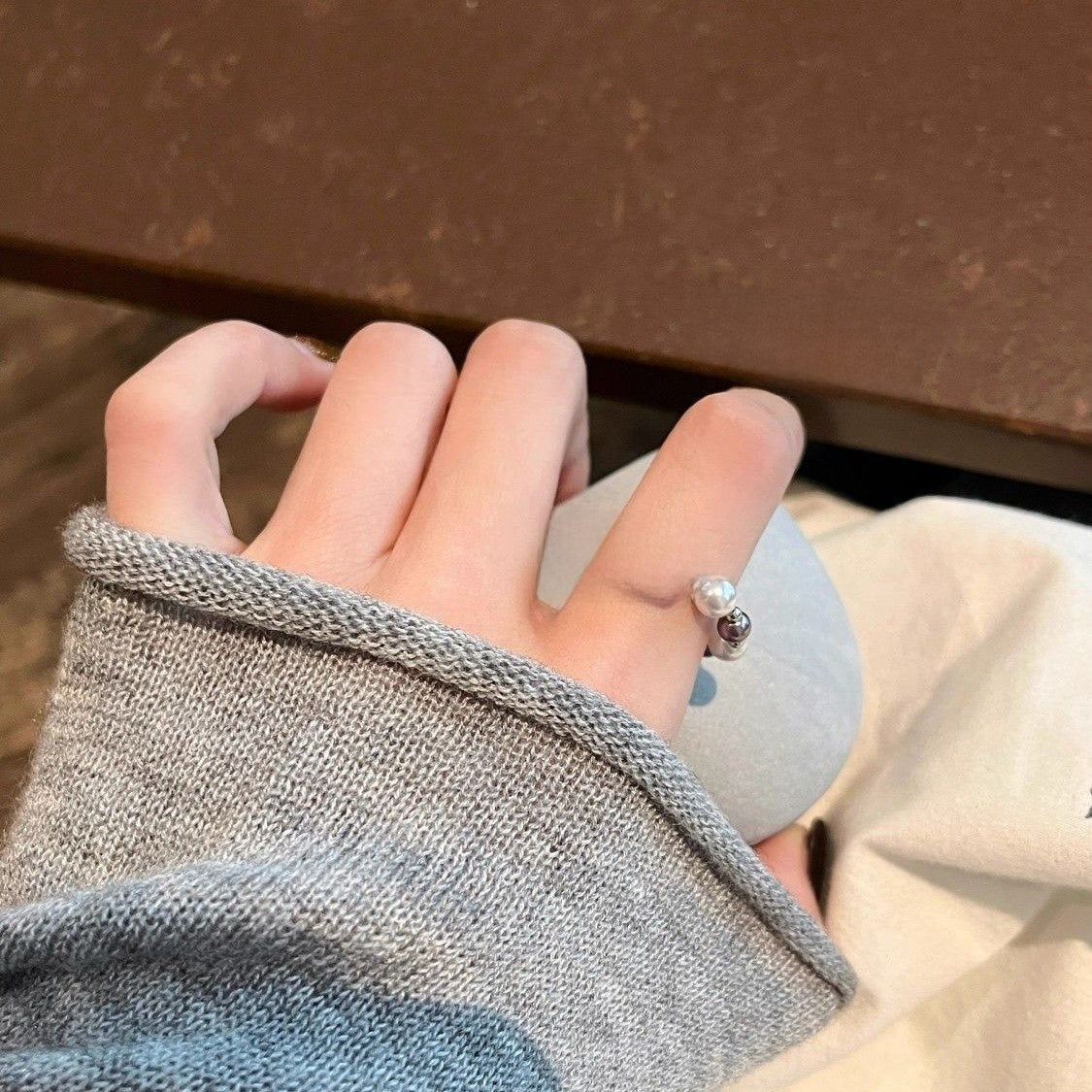Colorful flower ring