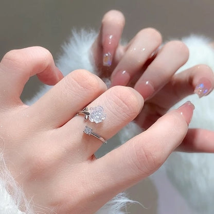 Colorful flower ring