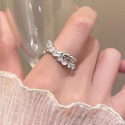 Colorful flower ring