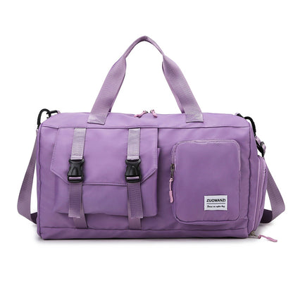 Colorful glittering large-capacity fitness bag