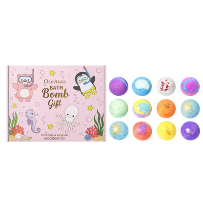 Colorful Gradient Foaming Bath Balls