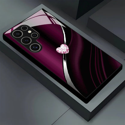 Colorful Heart Pattern Samsung Phone Case