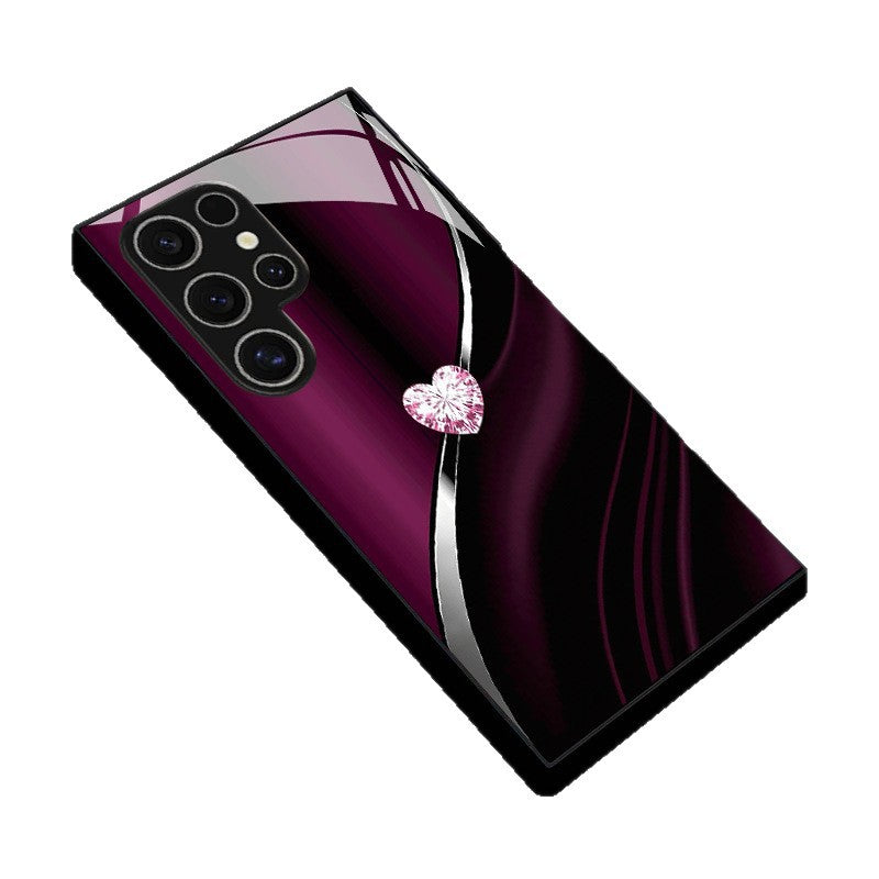 Colorful Heart Pattern Samsung Phone Case