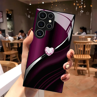 Colorful Heart Pattern Samsung Phone Case