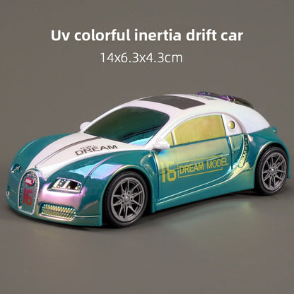 Colorful Inertial Drift Toy Car for Kids