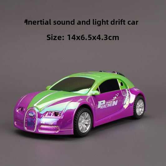 Colorful Inertial Drift Toy Car for Kids