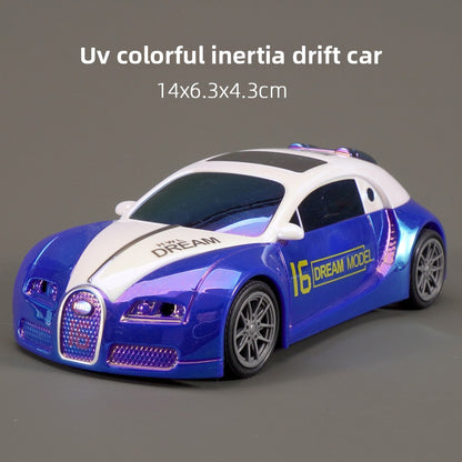 Colorful Inertial Drift Toy Car for Kids