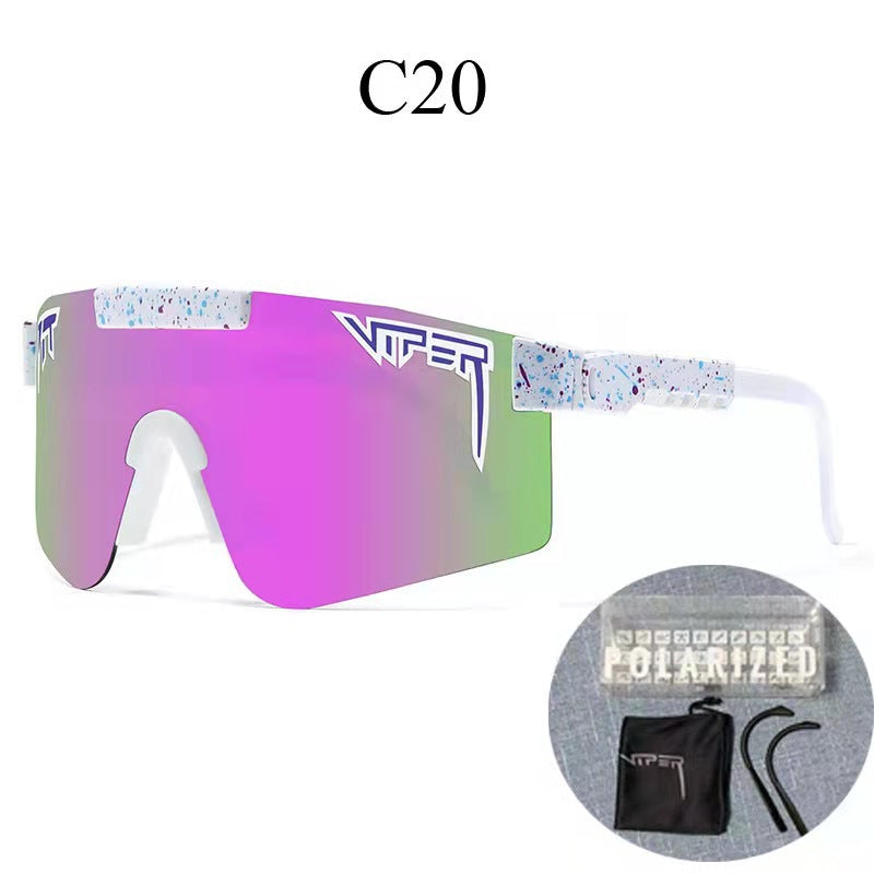 Colorful Interchangeable Sports Sunglasses