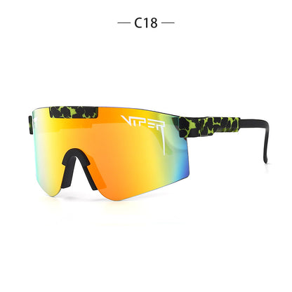 Colorful Interchangeable Sports Sunglasses