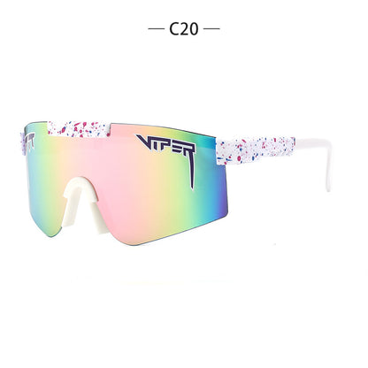 Colorful Interchangeable Sports Sunglasses