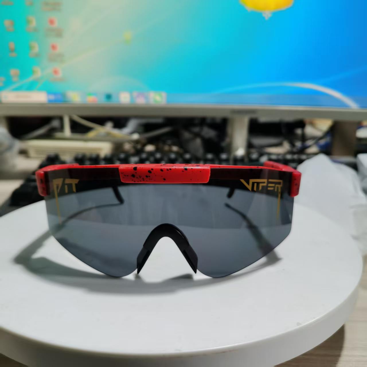 Colorful Interchangeable Sports Sunglasses