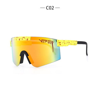 Colorful Interchangeable Sports Sunglasses