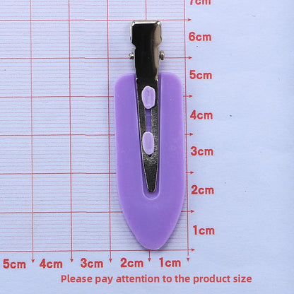 Colorful invisible hair clips