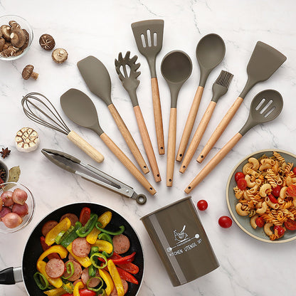 Colorful kitchen utensils