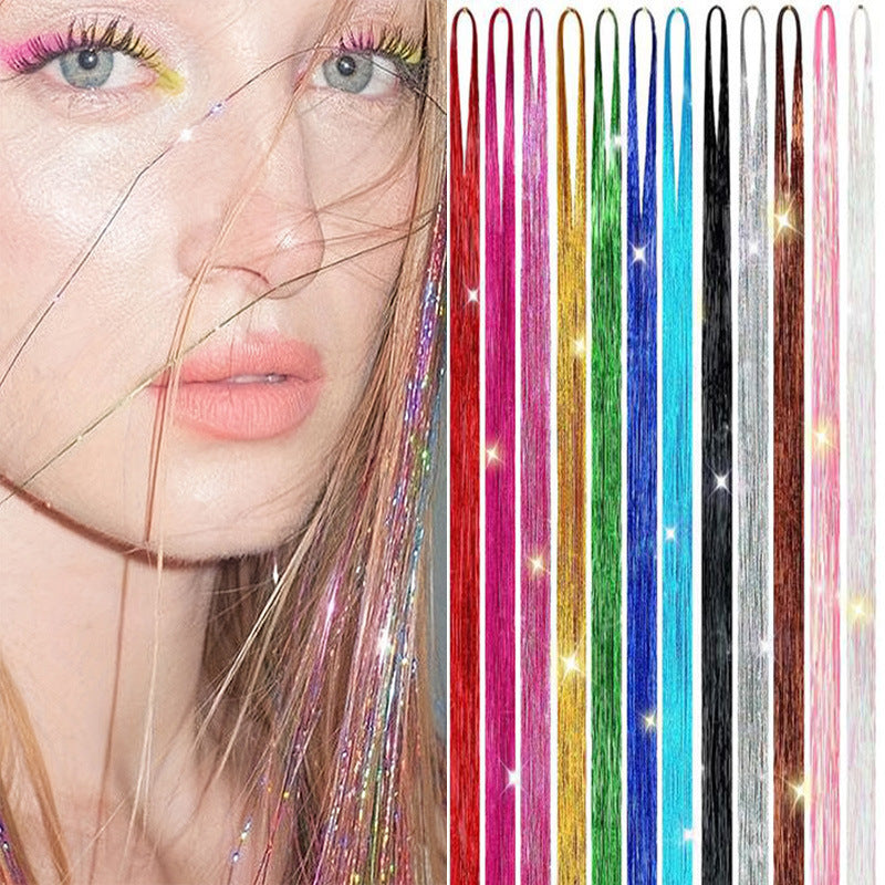 Colorful Laser Wire Wig