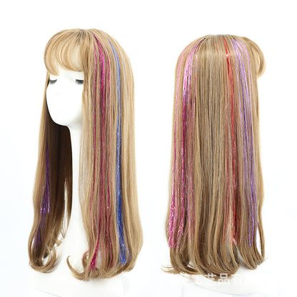 Colorful Laser Wire Wig