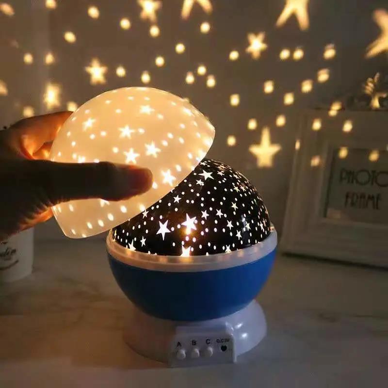 Colorful LED Rotating Starry Sky Projection Lamp